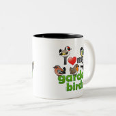 Tasse 2 Couleurs J'aime mes oiseaux de jardin (Devant droit)