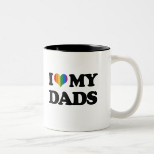 Tasse 2 Couleurs J'aime mes papas