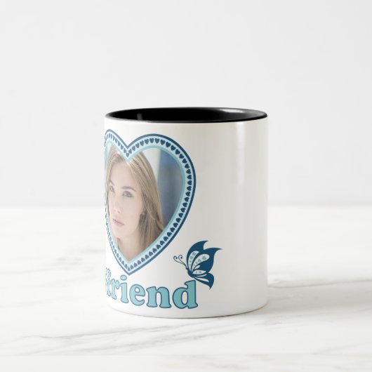 Tasse 2 Couleurs J'aime mon amie (Centre)