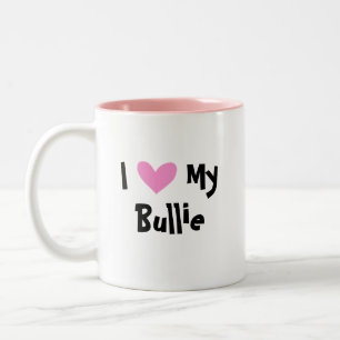 Tasse 2 Couleurs J'aime mon bull-terrier