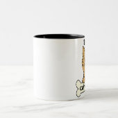 Tasse 2 Couleurs J'aime mon cairn Terrier (Centre)