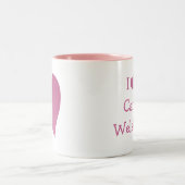 Tasse 2 Couleurs J'Aime Mon Cardigan Welsh Corgi (Centre)