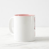 Tasse 2 Couleurs J'aime mon chien (Devant gauche)