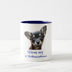 Tasse 2 Couleurs J'aime mon Chihuahua