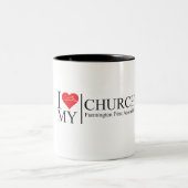 Tasse 2 Couleurs J'aime mon église (Centre)