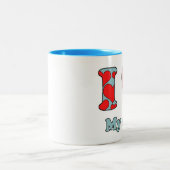Tasse 2 Couleurs J'aime mon fils (Centre)