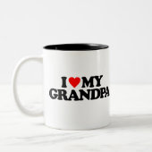 TASSE 2 COULEURS J'AIME MON GRAND-PAPA (Gauche)