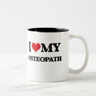 Tasse 2 Couleurs J'aime mon ostéopathe