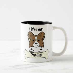 Tasse 2 Couleurs J'aime mon Papillon