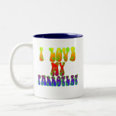Tasse 2 Couleurs J'Aime Mon Parrotlet (Gauche)