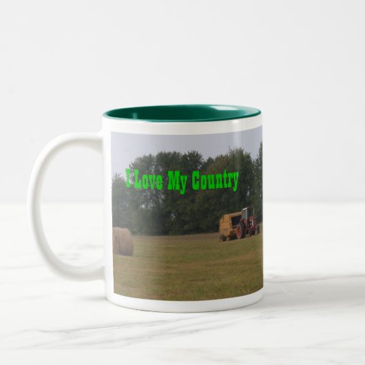 Tasse 2 Couleurs J'Aime Mon Pays ! (Gauche)