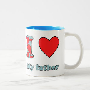 Tasse 2 Couleurs J'aime mon père