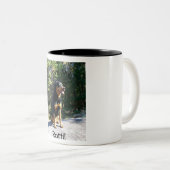 Tasse 2 Couleurs J'aime mon Rotti ! (Devant droit)