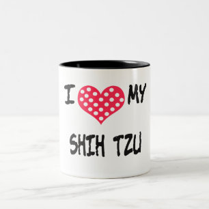 Tasse 2 Couleurs J'aime mon Shih Tzu