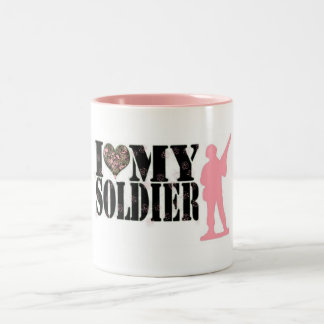 Tasse 2 Couleurs J'aime mon soldat