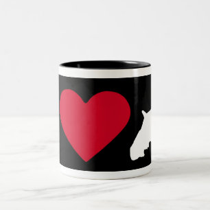 Tasse 2 Couleurs "J'aime mon springer spaniel "