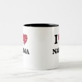 Tasse 2 Couleurs J'aime Naima (Centre)