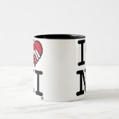 Tasse 2 Couleurs J'aime NI (Centre)