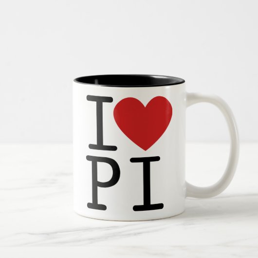 TASSE 2 COULEURS J'AIME PI (Droit)