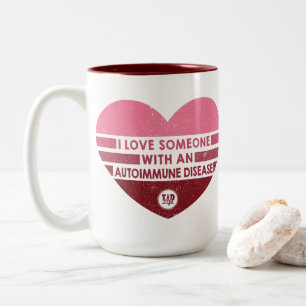 Tasse 2 Couleurs J'Aime Quelqu'Un [Autoimmune]