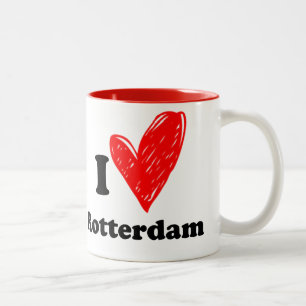 Tasse 2 Couleurs J'aime Rotterdam