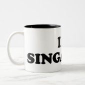 Tasse 2 Couleurs J'aime Singapour (Gauche)