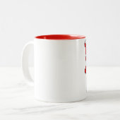 Tasse 2 Couleurs J'aime USA (Devant gauche)