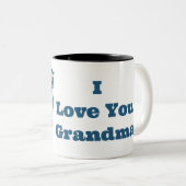 Tasse 2 Couleurs J'Aime Votre Grand-Mère (Devant droit)