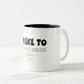 TASSE 2 COULEURS J'AIMERAIS MAIS J'AI UN TERREUR (Devant droit)