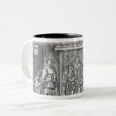 Tasse 2 Couleurs James I de l'Angleterre à la cour (Devant gauche)