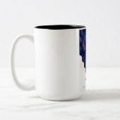 Tasse 2 Couleurs James Webb télescope spatial Illustration Art (Gauche)