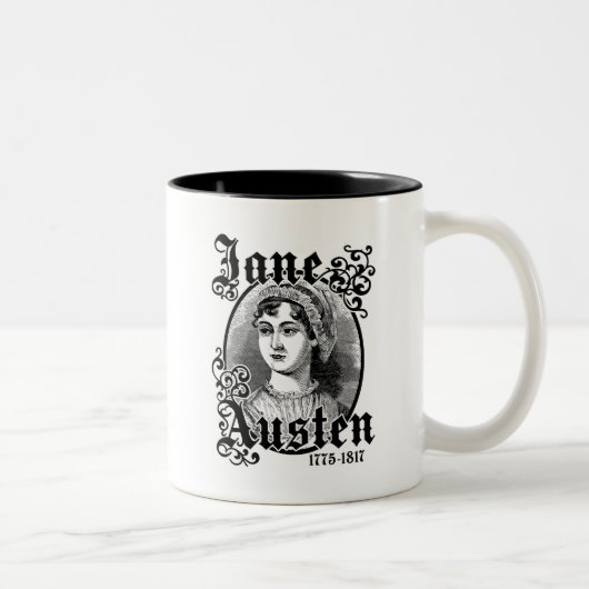 Tasse 2 Couleurs Jane Austen (Droit)