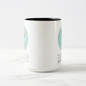 Tasse 2 Couleurs Jane Austen Portrait et citation sur la lecture (Centre)