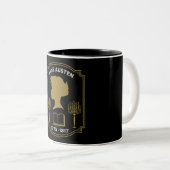 Tasse 2 Couleurs Jane Austen romancière anglaise (Devant droit)