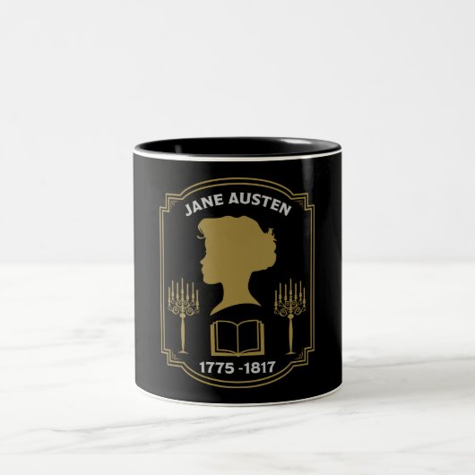 Tasse 2 Couleurs Jane Austen romancière anglaise (Centre)