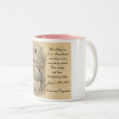 Tasse 2 Couleurs Jane Austen : Vanité (Devant droit)