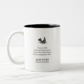 Tasse 2 Couleurs Jane Eyre - I Am No Bird quote (Gauche)