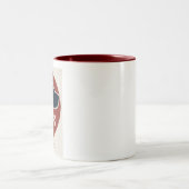Tasse 2 Couleurs japan pointer (Centre)