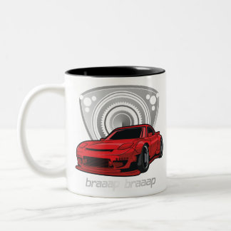 Tasse 2 Couleurs Japon Rotary Mazda RX7 BRAAP