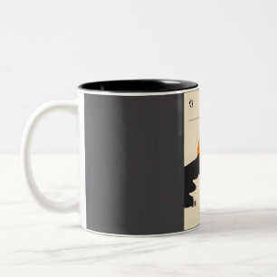 Tasse 2 Couleurs Japon Tokyo Mont Fuji Vintage Mininimal Voyage Po