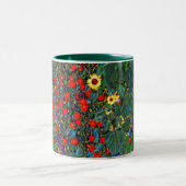 Tasse 2 Couleurs Jardin aux fleurs Gustav Klimt (Centre)