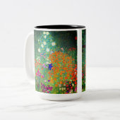 Tasse 2 Couleurs Jardin aux fleurs Gustav Klimt (Devant gauche)
