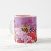Tasse 2 Couleurs Jardin des papillons (Devant gauche)