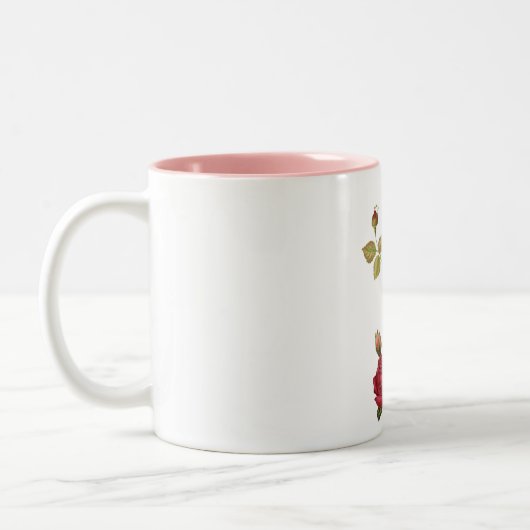 Tasse 2 Couleurs Jardin rose (Gauche)
