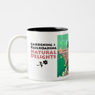 Tasse 2 Couleurs Jardinage + Railroading