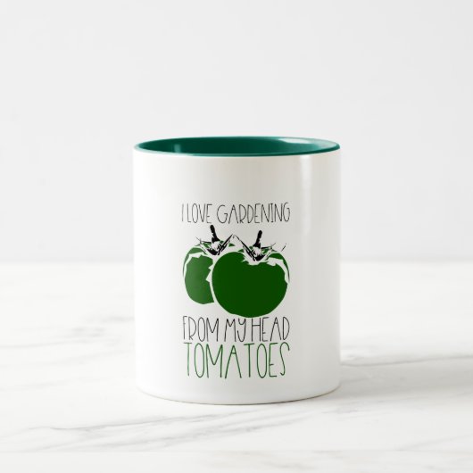 Tasse 2 Couleurs Jardinage Tomates (Centre)