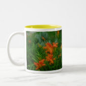 Tasse 2 Couleurs Jardins orange (Gauche)