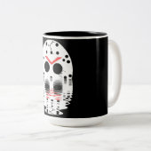 Tasse 2 Couleurs Jason Vendredi le 13 (Devant droit)