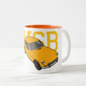 Tasse 2 Couleurs jaune de mgb (Devant droit)