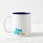 Tasse 2 Couleurs JayJay le bleu classique de bouffe (Gauche)